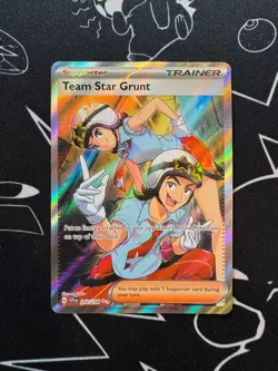 Team Star Grunt 242/198 Pokemon TCG Scarlet & Violet Base Set Ultra Rare English - Image 1