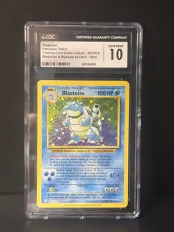 Pokemon Blastoise 003/034 TCG Classic Collection Holo CGC 10 English 2023 - Image 1