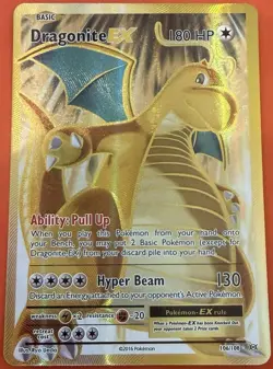 Pokemon TCG Dragonite EX 106/108 Evolutions Ultra Rare Full Art Holo ENG 2016 - Image 1