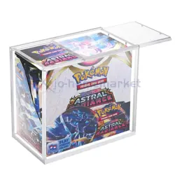 Pokemon Booster Box Acrylic Case Magnetic Protective Display Case Box Anti-drop - Image 1