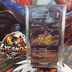 TAG 9 Raikou V 2023 Pokemon Crown Zenith Galarian Gallery GG41/GG70 UR - Image 1