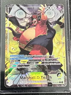 One Piece TCG Marshall D Teach - OP16-080 - Alt Leader - The Time of Battle - Image 1