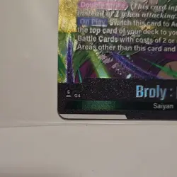 Bandai Dragon Ball Super Broly: BR Battle Card Foil SCR FB06-120 55000 Power - Image 3