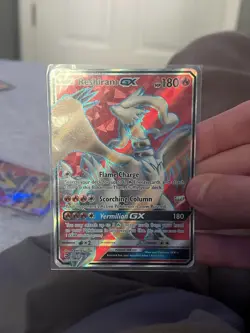 Reshiram GX 65/70 Dragon Majesty Pokemon Trading Card - Image 1