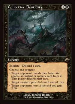 Collective Brutality - Retro Frame R MTG Innistrad Remastered M/NM, English - Image 1