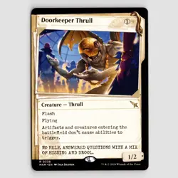 Doorkeeper Thrull - MKM #338 Rare - NM / Mint Murder at Markov Single - Image 1