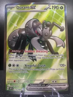 Durant ex 215/191 Surging Sparks Pokemon Near Mint - Image 1