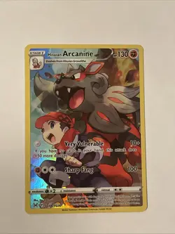 Pokemon TCG Hisuian Arcanine Trainer Gallery TG08/TG30 - Image 1