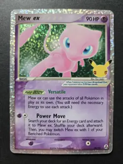 Pokemon TCG Mew EX Celebrations Classic Collection Holo Ultra Rare Card 88/92 - Image 1