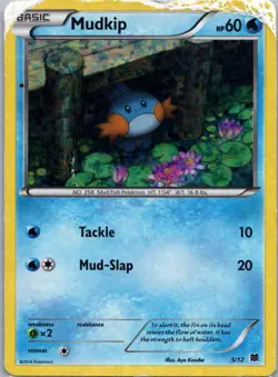 Pokemon TCG Mudkip 5/12 McDonalds Collection 2015 Holo D - Image 1
