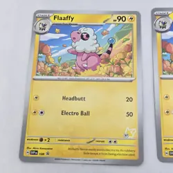Lot of 3 Pokemon Battle Academy 2024 Black Star Promo SVP108 Flaaffy NM Near Min - Image 3
