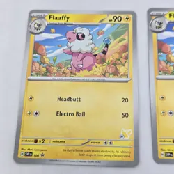 Lot of 3 Pokemon Battle Academy 2024 Black Star Promo SVP108 Flaaffy NM Near Min - Image 4
