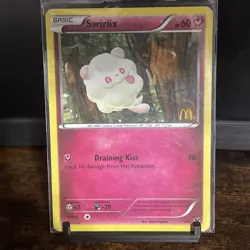 Pokemon SWIRLIX 9/12 Holo Rare (2014 McDonald's Collection 2014) - Image 1