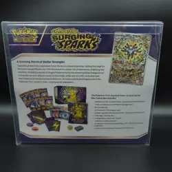Pokemon TCG Scarlet & Violet Surging Sparks ETB Elite Trainer Box Factory Sealed - Image 2