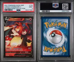 2021 Pokemon Celebrations Promo Lance Charizard PSA 9 Mint #133 Englisch - Image 1