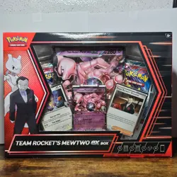 Pokemon TCG: Team Rocket's Mewtwo ex Box [New/Factory Sealed] - Image 1