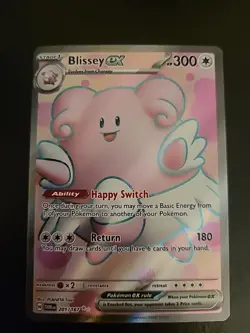 Blissey ex - 201/167 - Twilight Masquerade Full Art Ultra Rare -Pokemon NM - Image 1