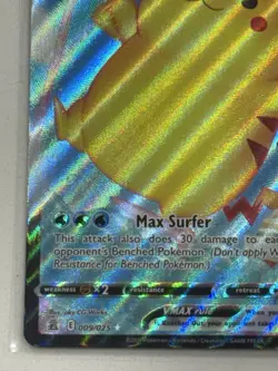 Pokemon TCG Surfing Pikachu Vmax Celebrations 009/025 - Image 5
