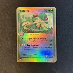 Pokemon Breloom 33/100 Sandstorm Reverse Holo LP - Image 1