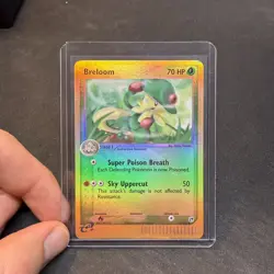 Pokemon Breloom 33/100 Sandstorm Reverse Holo LP - Image 3