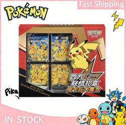 US STOCK Pokemon Chinese CSEC Pikachu V-Union Gift Box Sealed JI MAO Boosters - Image 1