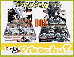 Black Bolt White Flare Booster Box Set Sealed Pokemon SV11W+SV11B SHIPS ASAP - Image 1