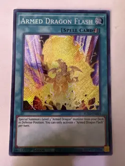 Yugioh - Armed Dragon Flash - Secret - 1st - BLVO-EN051 - NM - Image 1