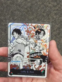 ST30-001 Luffy & Ace leader Alt Art (Parallel) One Piece Card Game ENGLISH Deck - Image 1