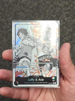ST30-001 Luffy & Ace leader Alt Art (Parallel) One Piece Card Game ENGLISH Deck - Image 2
