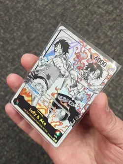 ST30-001 Luffy & Ace leader Alt Art (Parallel) One Piece Card Game ENGLISH Deck - Image 3