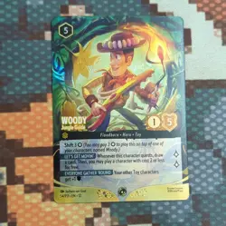 Disney Lorcana TCG Promo Woody - Jungle Guide 54/P3 Foil EN 1 Top 8 - Image 1