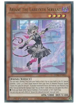 TAMA-EN016 Ariane the Labrynth Servant - Ultra Rare Card 1st Edition - Image 1