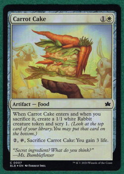 Carrot Cake (Foil) - Bloomburrow (BLB) #7 - Magic: The Gathering MTG Card - Image 2