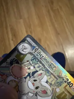 Cinccino ex 119/086 SIR INSANE RARE CARD AND SICK DESIGN, POKEMON CHAOS RISING - Image 4