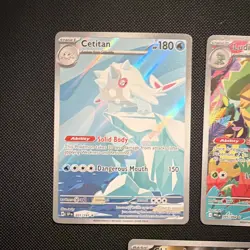 Pokemon TCG 5-Card Holo/Reverse Holo Lot Cetitan Illustration Rare Ludicolo EN - Image 2