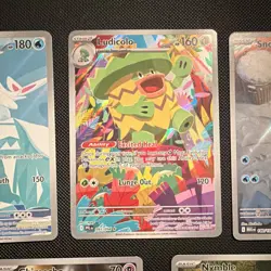 Pokemon TCG 5-Card Holo/Reverse Holo Lot Cetitan Illustration Rare Ludicolo EN - Image 3