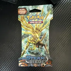 Pokemon TCG XY Steam Siege Booster Pack 10 Cards English Zygarde Art 2016 - Image 1