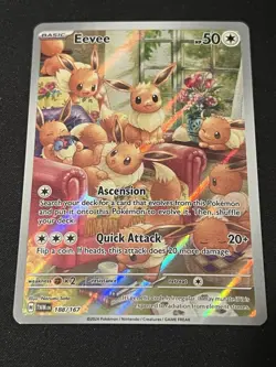 Eevee 188/167 Sv06: Twilight Masquerade Holo - TCG Pokemon Card - Image 1