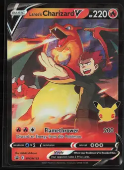 Lance's Charizard V SWSH133 - SWSH: Sword & Shield Promo Cards - NM - Image 1