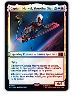 Captain Marvel, Shooting Star - Foil Commander: Marvel Super Heroes - Image 1