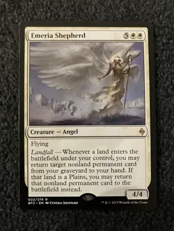 Magic The Gathering MTG - Emeria Shepherd - Battle for Zendikar - Image 1
