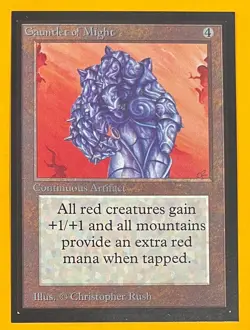 MTG GAUNTLET OF MIGHT Collector's Edition (OldManMTG 013-471) - Image 1