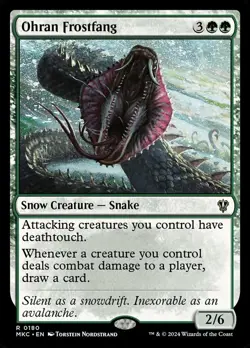 1x Ohran Frostfang MTG - Commander: Murders at Karlov Manor - NM-Mint - Image 1