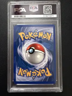 Pokemon Goldeen Expedition Reverse Holo #111 PSA 8 - Image 2