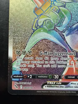 Melmetal VMAX (Secret) 080/078 Pokemon GO Holo Rainbow (NM) - Image 4