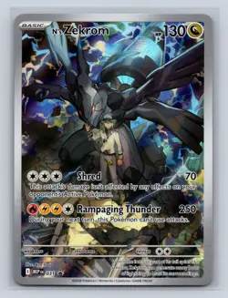 N's Zekrom 031 Holo Promo ME: Mega Evolution Promo Pokemon NM - Image 1