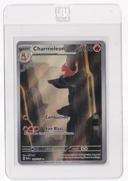 Pokemon TCG Charmeleon 169/165 Illustration Rare SV 151 Scarlet & Violet Holo NM - Image 3