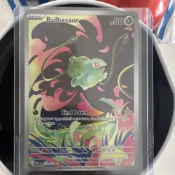 Bulbasaur Pokemon Me01 Mega Evolution 133/132 Illus Rare Holo EN - Image 3