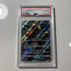 PSA 10 Gem Mint Umbreon GX 2017 Sun & Moon Pokemon Spanish Full Art 142/149 - Image 1