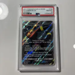 PSA 10 Gem Mint Umbreon GX 2017 Sun & Moon Pokemon Spanish Full Art 142/149 - Image 2